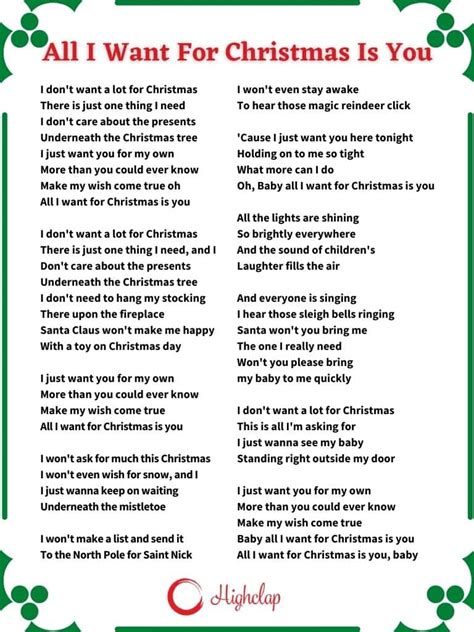 mariah carey christmas letra